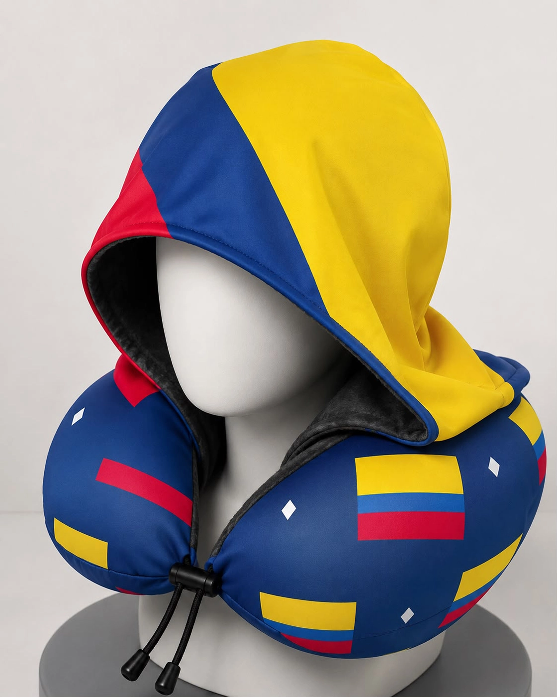 Colombia 2 - Hooded Travel Neck Pillow with Memory Foam